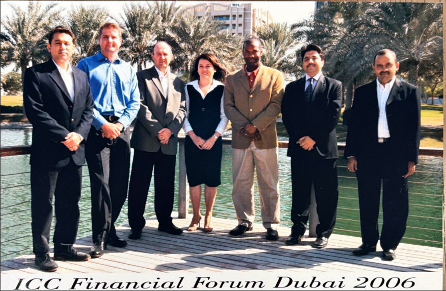 Faisal Hasnain at ICC Financial Forum, Dubai 2006
